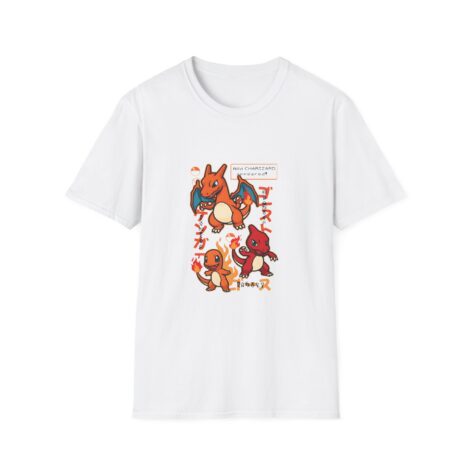 Camiseta Charizard – Estilo Nostalgia Ardiente