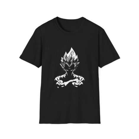 Camiseta Super Saiyan – Estilo Poder Silencioso