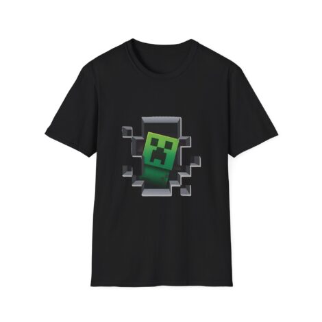 Camiseta Gamer "Creeper Breach" - Efecto 3D