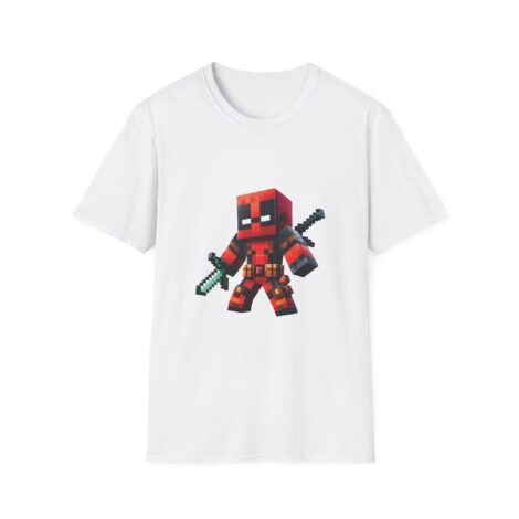 Camiseta "Pixel Mercenary" - Deadpool Block Edition