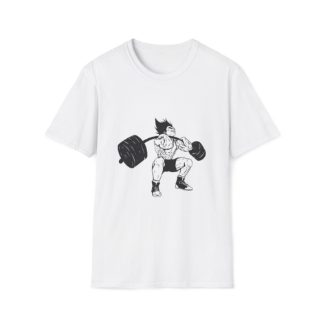 Camiseta Gym "Príncipe Saiyajin" - Vegeta Leg Day