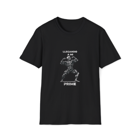 Camiseta Gym "Llegando a mi Prime" - Skeleton Aesthetic