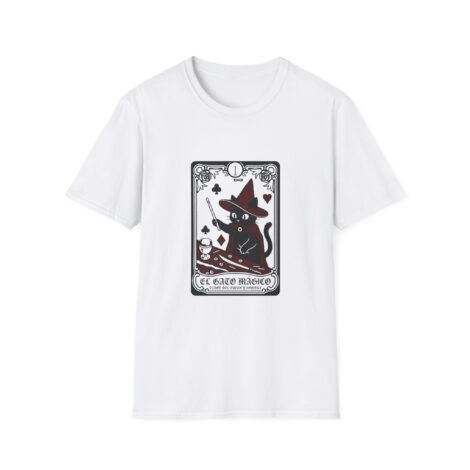 Camiseta El Gato Mágico – Estilo Místico Ilustrado