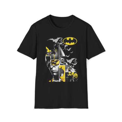 Camiseta Batman Panels – Estilo Cómic Retro