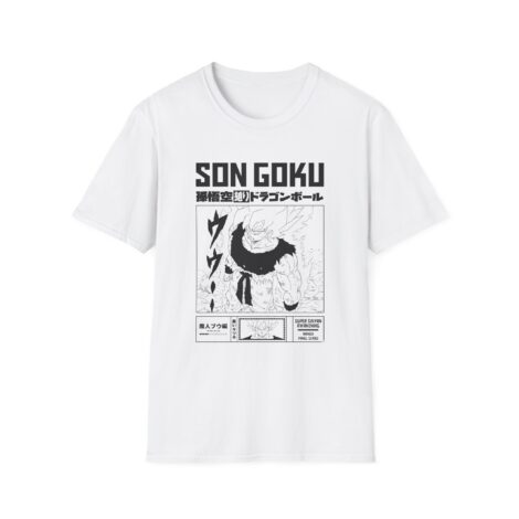 Camiseta Son Goku – Estilo Manga Clásico