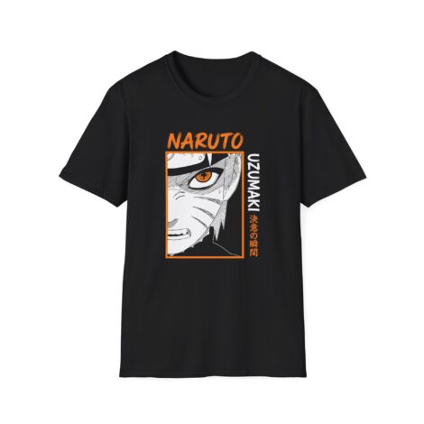 Camiseta Naruto Uzumaki – "Sage Mode" Orange Frame