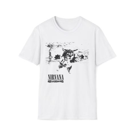 Camiseta Gato Nirvana Nevermind