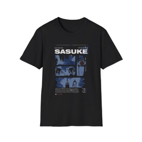 Camiseta Sasuke Uchiha – "Avenger" Clan Uchiha
