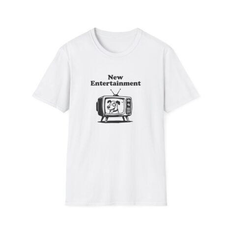 Camiseta Vintage "New Entertainment" – Dog TV Edition