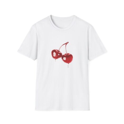 Camiseta Y2K Cherry Gloss – "Liquid Red"
