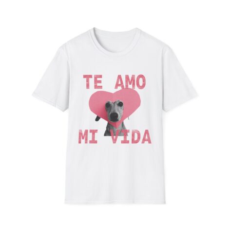 Camiseta Dog Love – Edición "Te Amo Mi Vida"